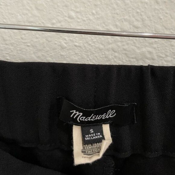 Madewell High Rise Wide Leg Crop Pants Black Boho Mod Contemporary - Picture 7 of 9